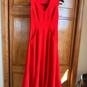Eliza J Vibrant Red Maxi Dress